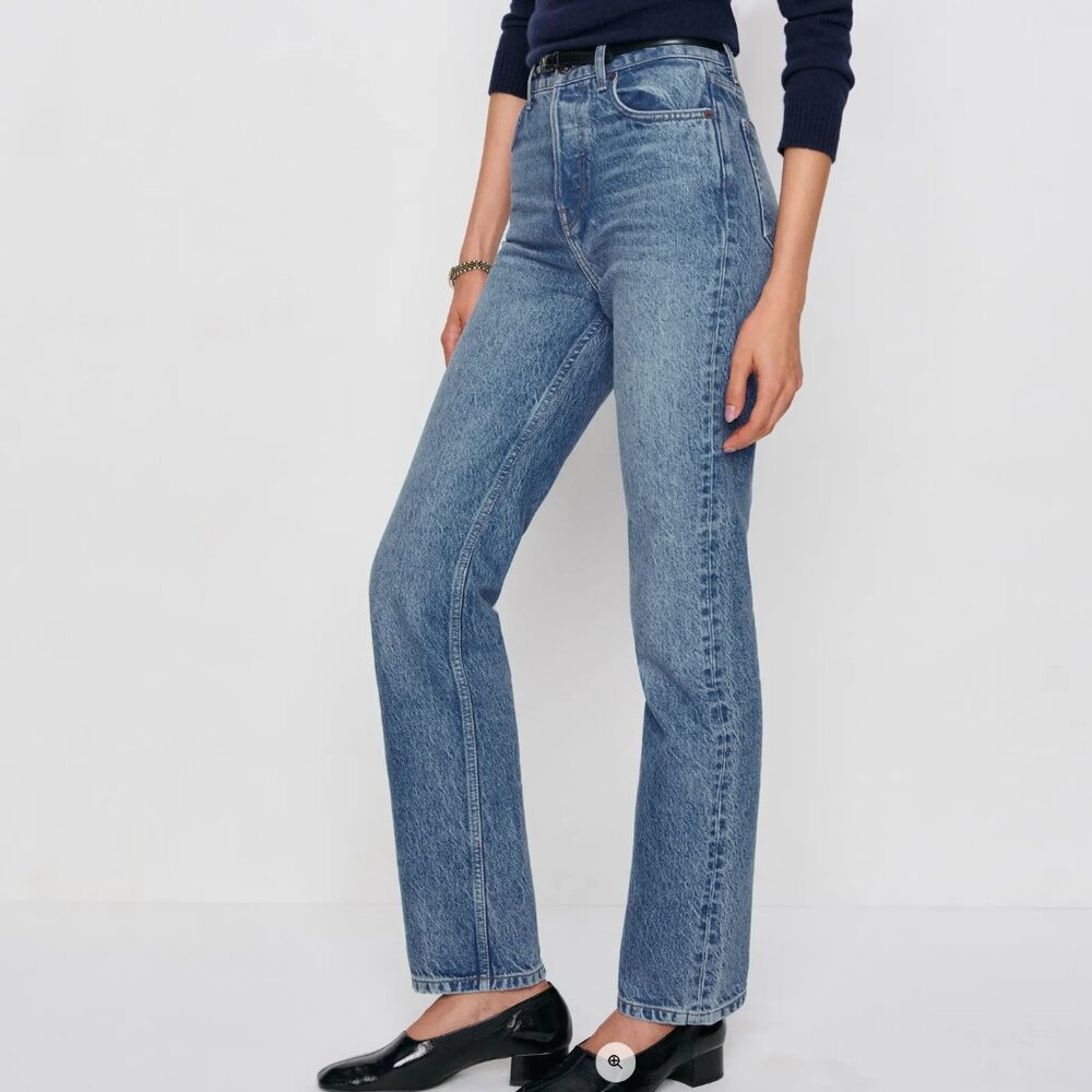 Reformation Cynthia High Rise Straight Jeans Size 27